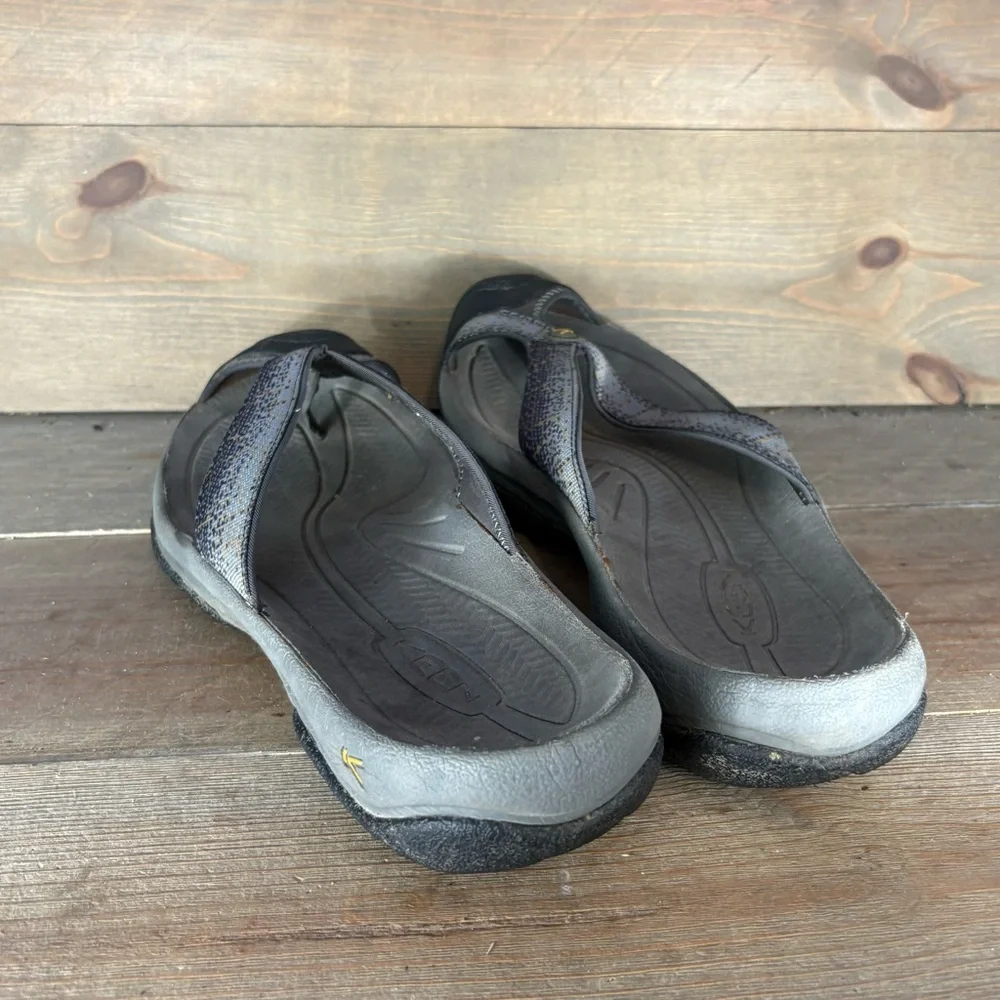 keen bali mens size 13 shoes gray slip on comfort slide sandals
